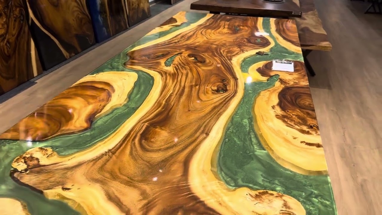 EPX0250 Solid wooden table | Natural Timber Stone