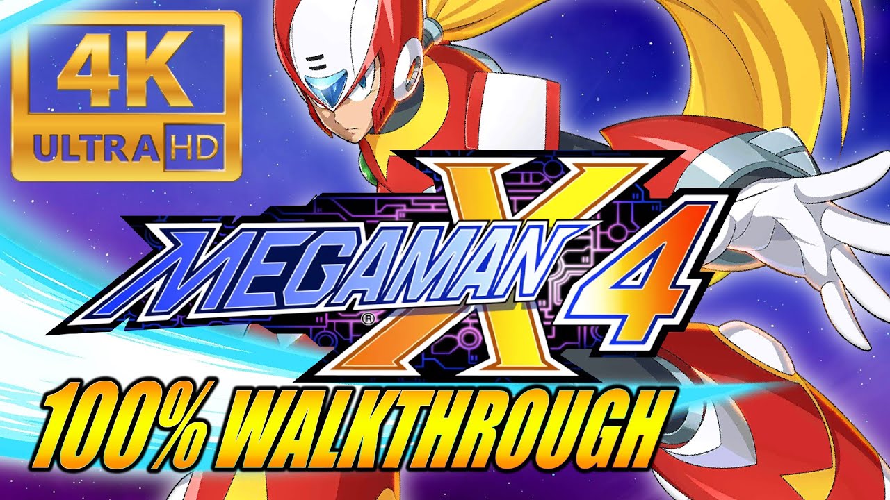 MEGA MAN X4 [ZERO] (PS5) - 100% Full Gameplay Walkthrough (4K/60FPS)