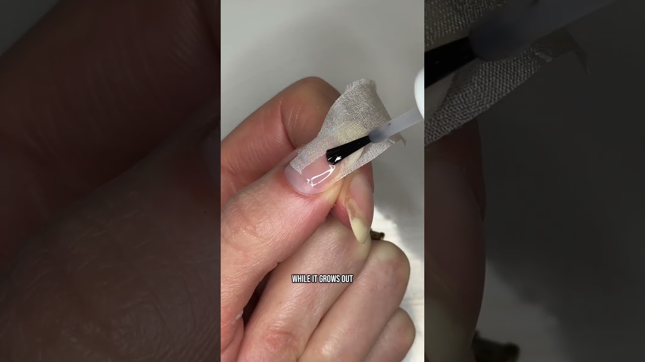 I ruined my nail lol #longnails #nails #nailbreak #nailcare