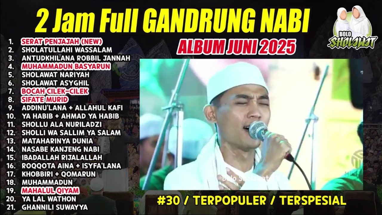2 JAM GANDRUNG NABI TERBARU 2025 / KAWULO CILIK PODO NELONGSO