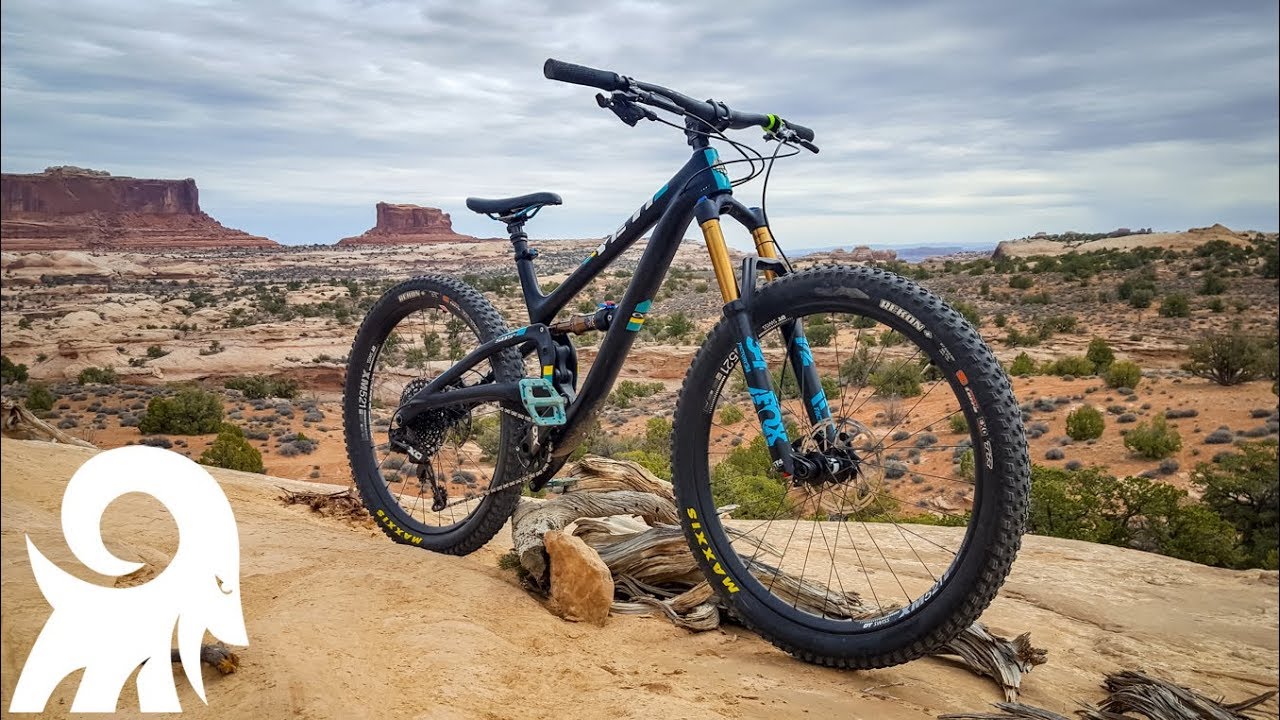 Mountain Biking Moab Utah | Navajo Rocks | Yeti SB5+ Demo | Magnificent Moab Episode 2