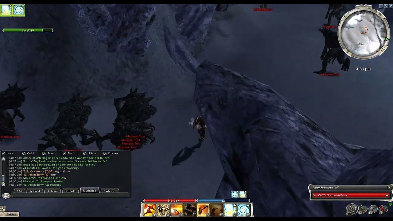 Old School Warrior/monk Troll Farm Guild Wars 1