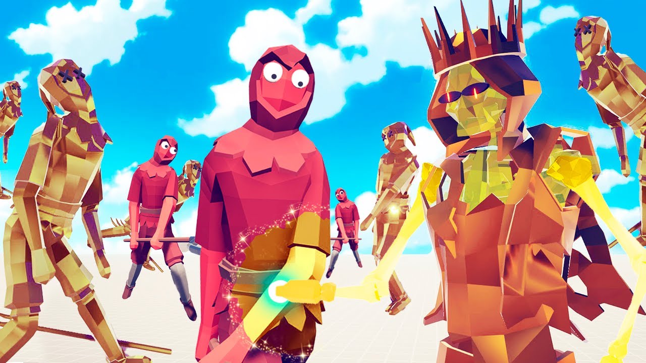 EL REY MIDAS Y LOS SOLDADOS DE ORO | TOTALLY ACCURATE BATTLE SIMULATOR