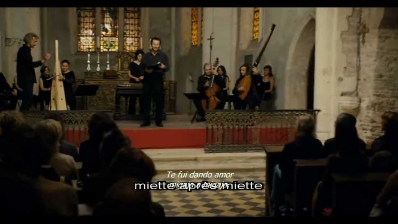 Silenzio d'amuri - l'arpeggiata - scena del film 'Tous les soleils'