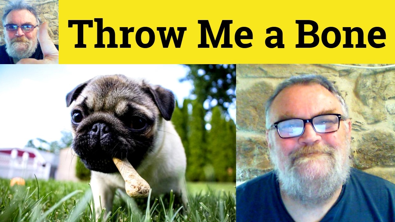 😎 Throw Someone a Bone Meaning - Throw Me a Bone Definition - Throw Somebody a Bone Defined