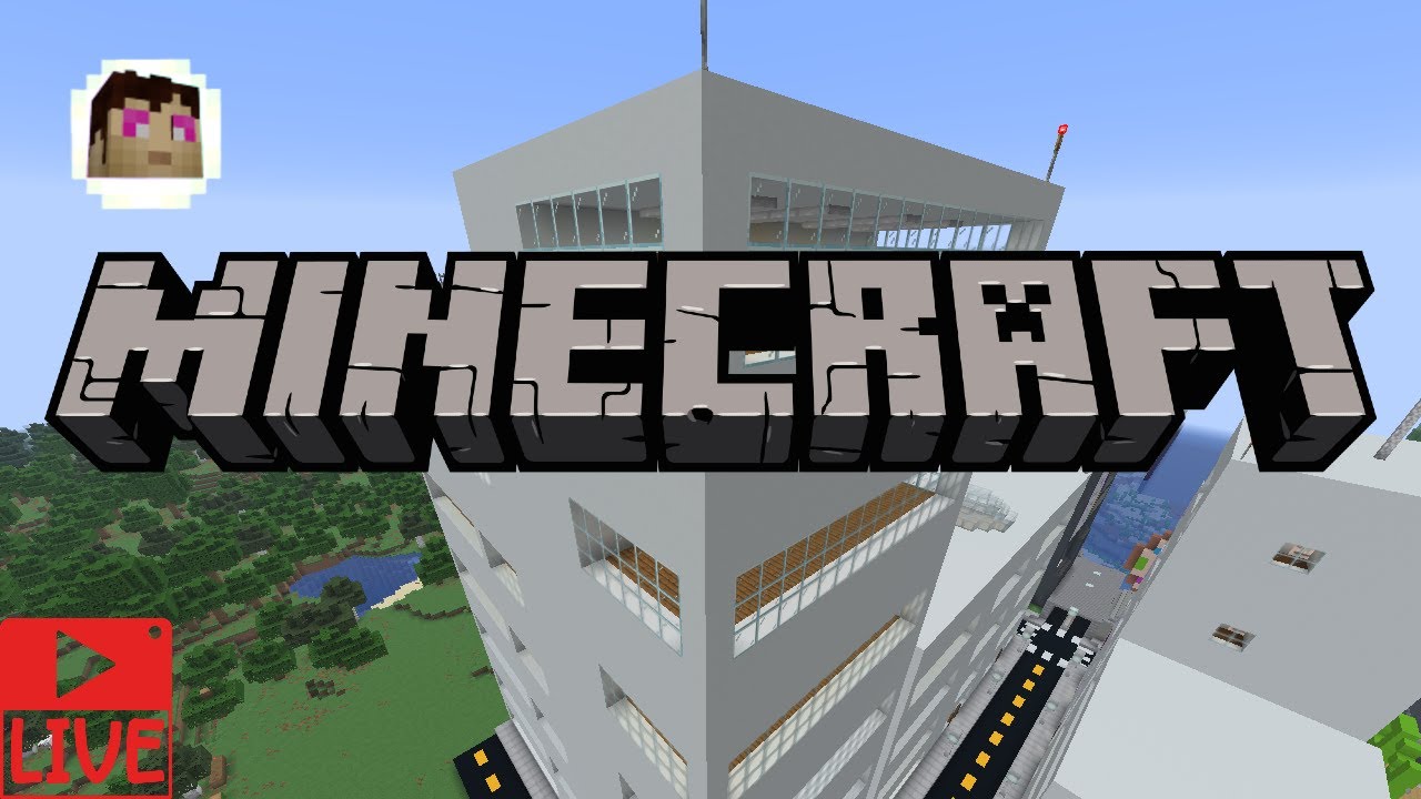 Live: Let's Build a City in Minecraft!! Hop in and say Hello!