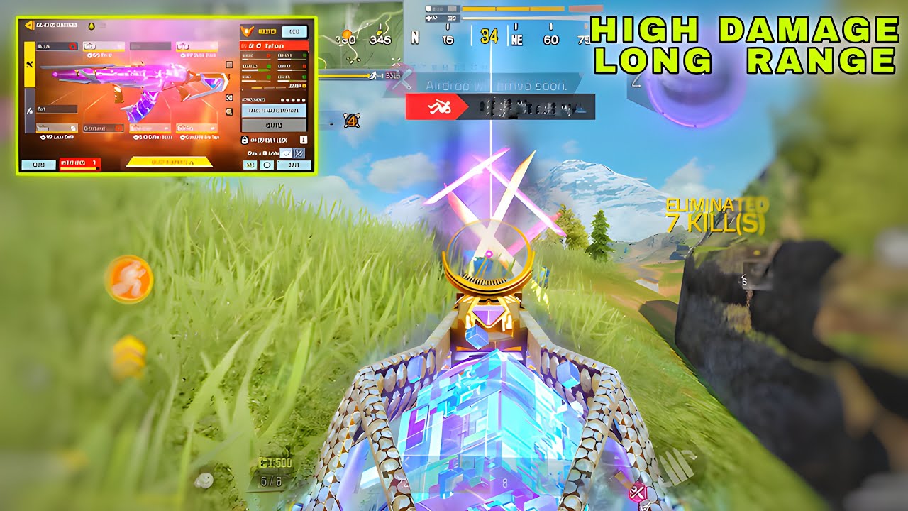0 RECOIL AK47 at LONG RANGE 😱 | HIGH DAMAGE BEAST | CODM BR