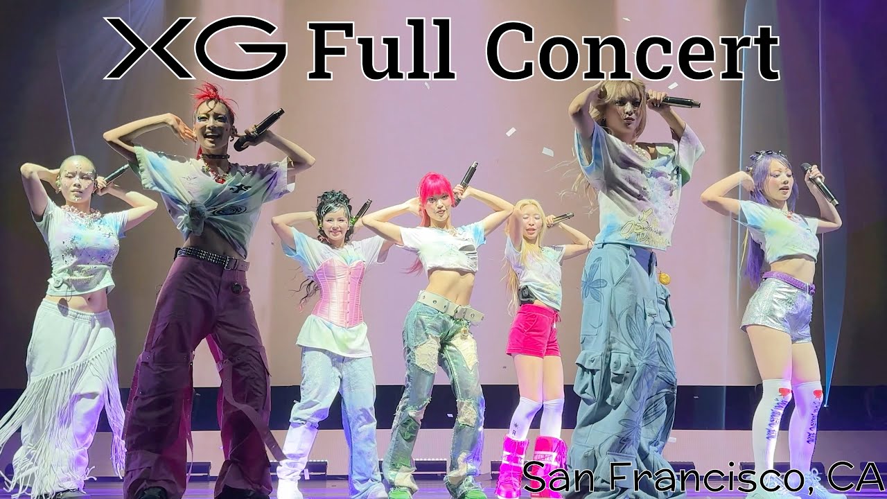 241008 XG - Full concert (23 songs) live @ Bill Graham Civic Auditorium, San Francisco, CA 4K Fancam