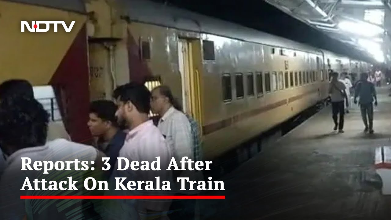 3 Dead, 9 Injured After Man Sets Co-Passenger On Fire In Kerala Train: Cops
