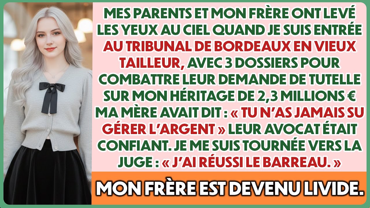 Ma mère et mon père ont soupiré en me voyant entrer au tribunal — le juge, lui, est resté stupéfait…