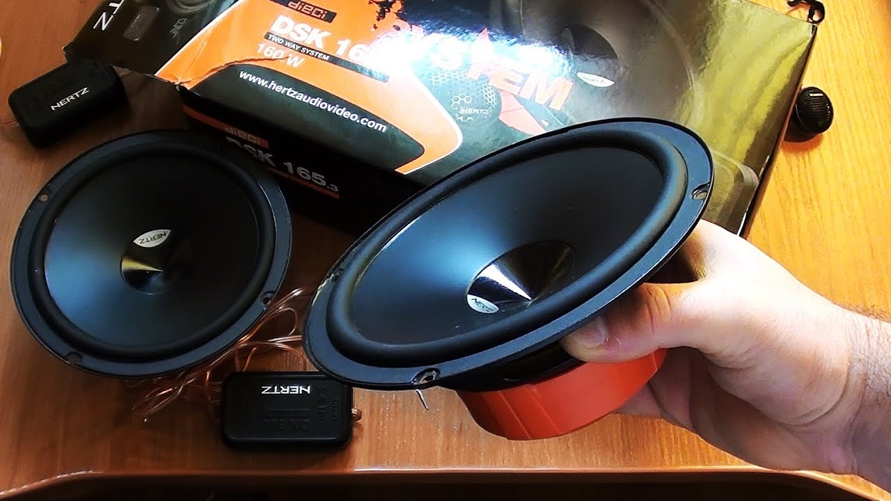 Zestaw Odseparowany dwudrożny HERTZ DSK 165.3 UNBOXING AND REVIEW