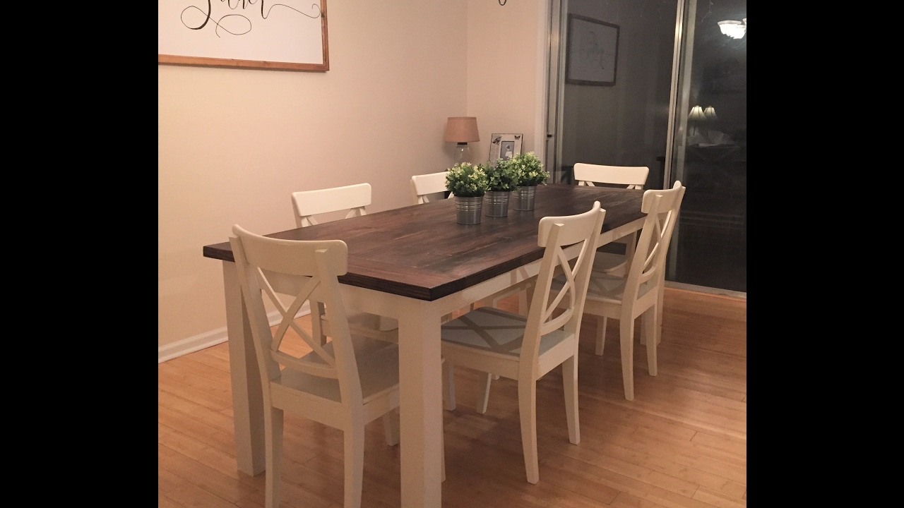 The Easiest Way to Build a Farmhouse Table Diy