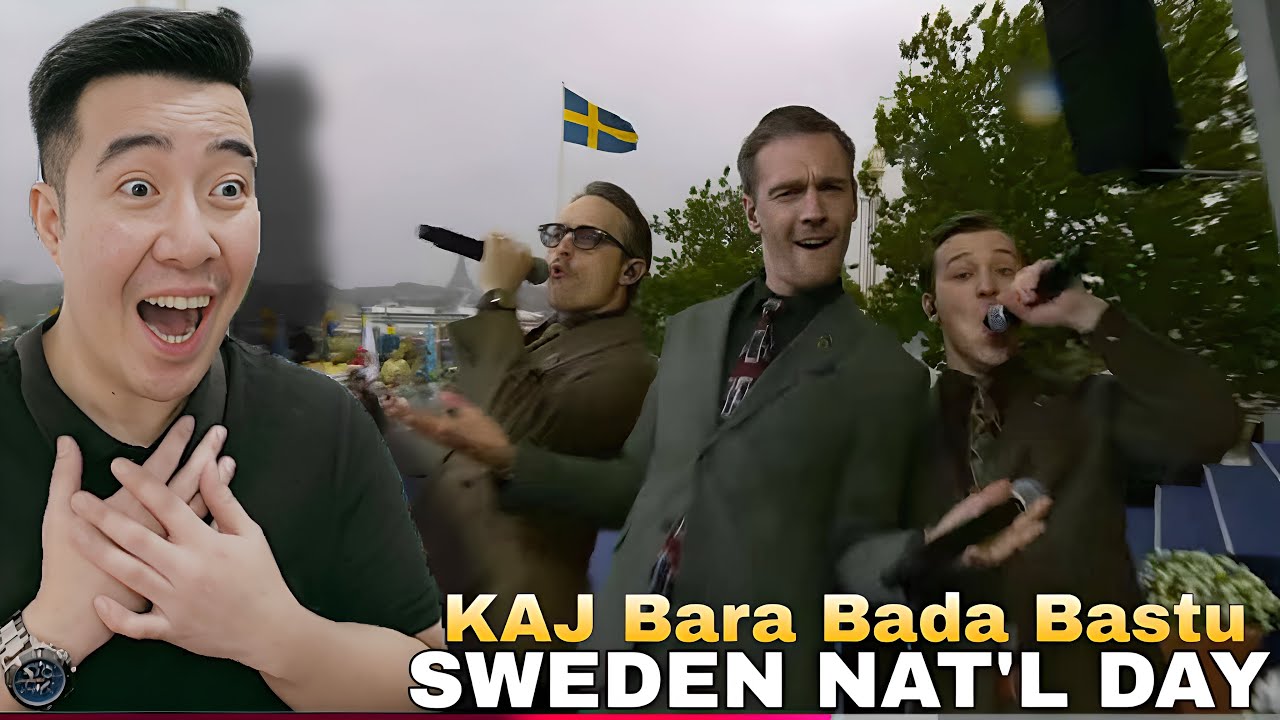 🇸🇪 Bara Bada Bastu - KAJ (Live at SWEDEN NATIONAL DAY) | REACTION