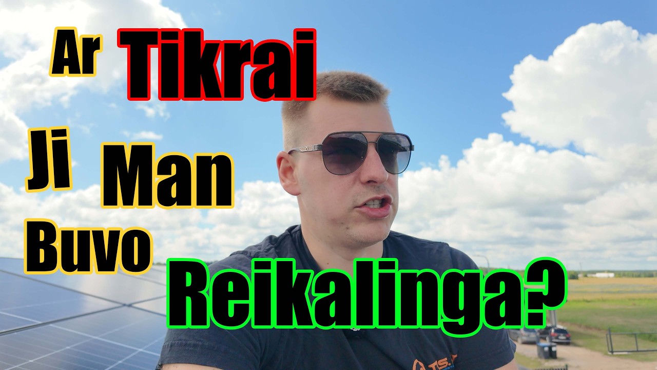 Įrengiau sau saulės elektrinę, moduliai, tvirtinimo konstrukcija, inverterio pajungimas. Eltis LT