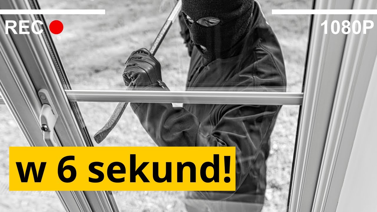 Włamanie do domu przez okno w 6 sekund