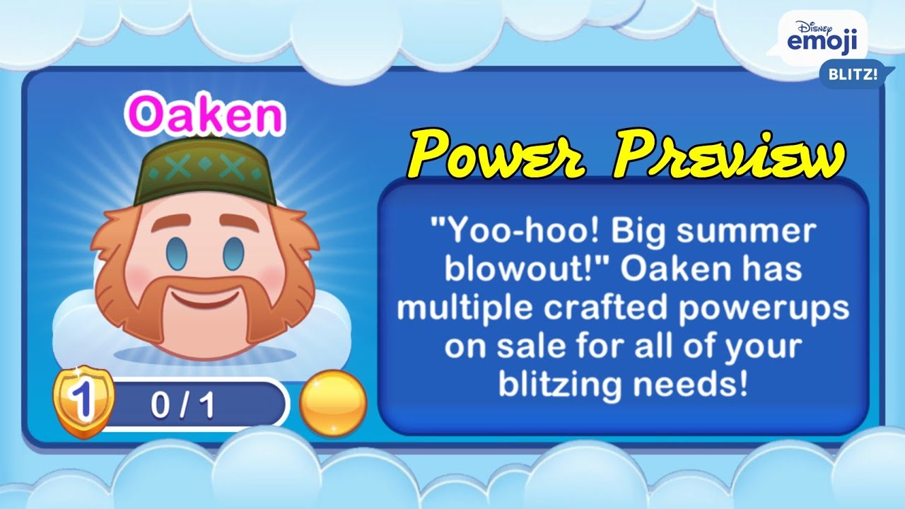 OAKEN (L1) - Frozen - Disney Emoji Blitz - v67