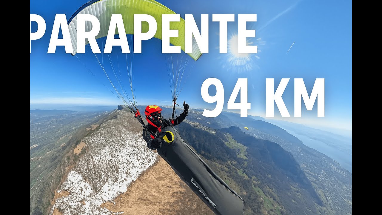 94 Km depuis Planfait en Parapente -- 6h de ciel plein les yeux✨🤪