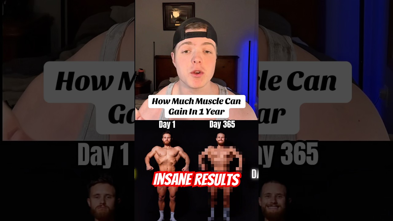 How Much Muscle Can You Gain in a year?