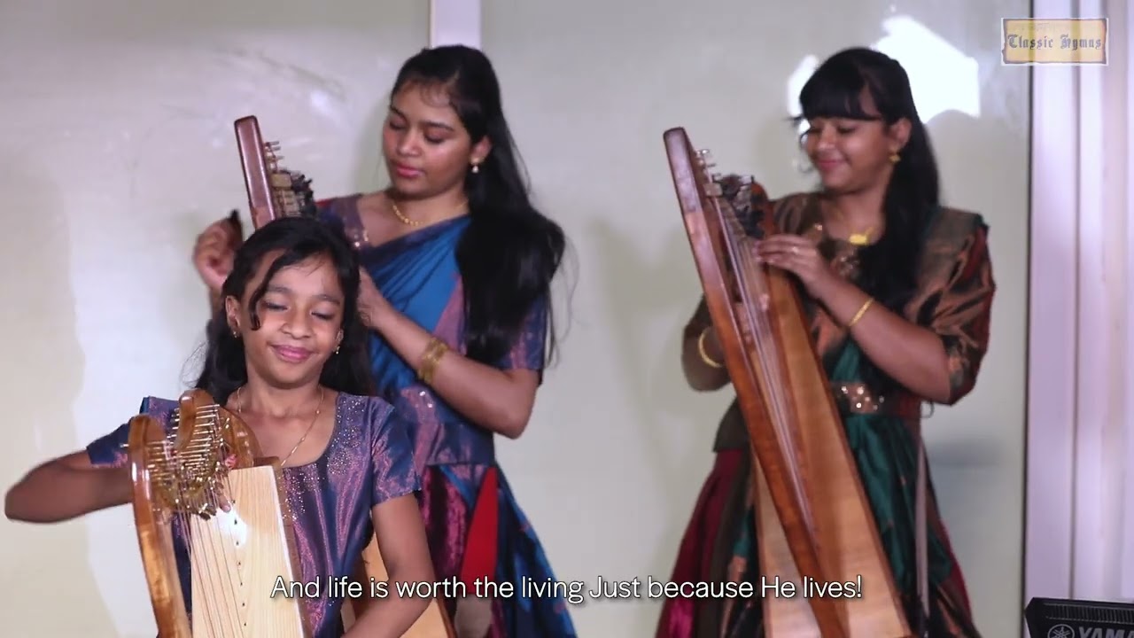 Because He Lives Instrumental by Heart Of Praise Team for Classic Hymns ( with lyrics)