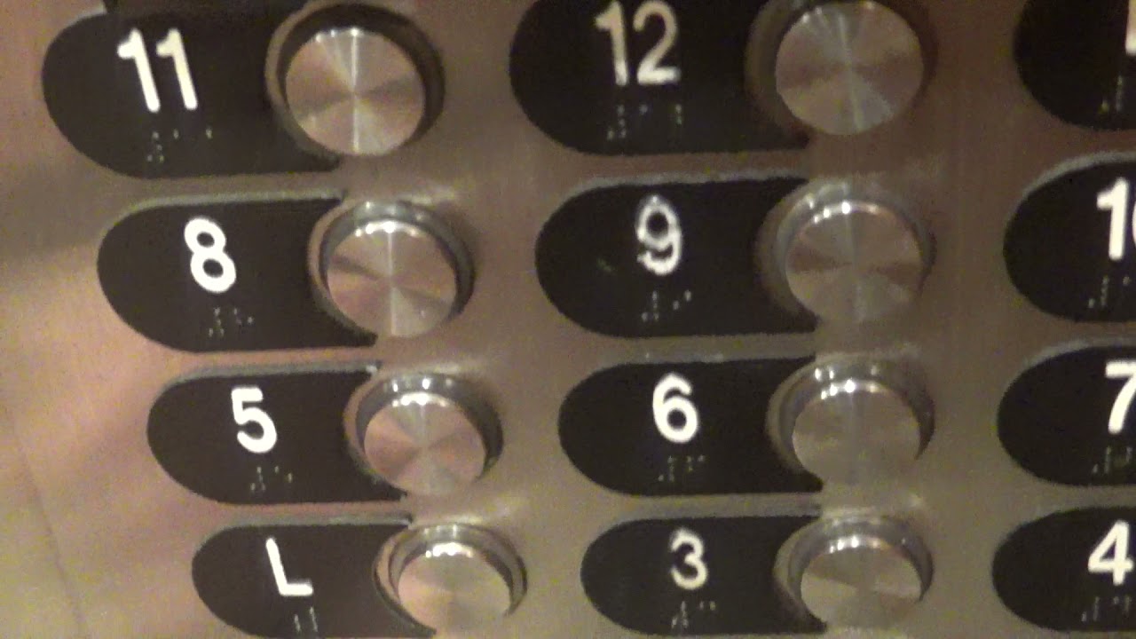 Otis Gen 2 hydraulic elevator at Double Tree by Hilton in the north tower