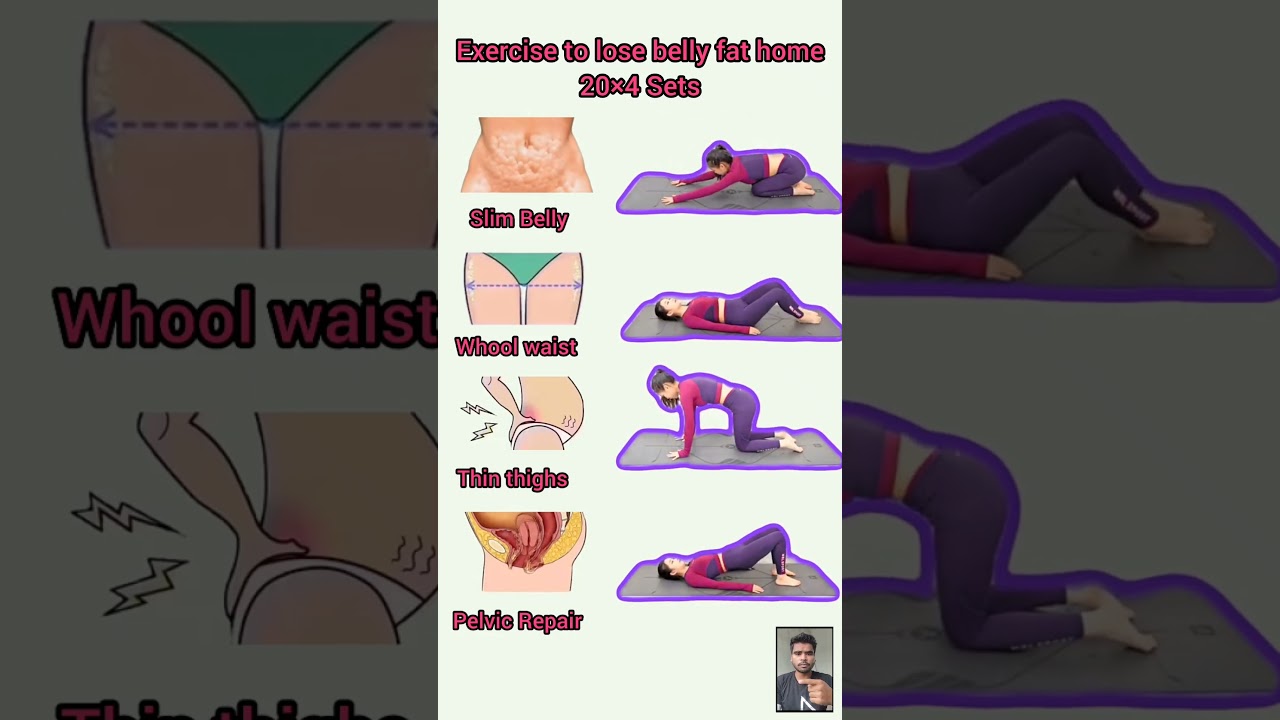 Exercise to lose belly fat home 