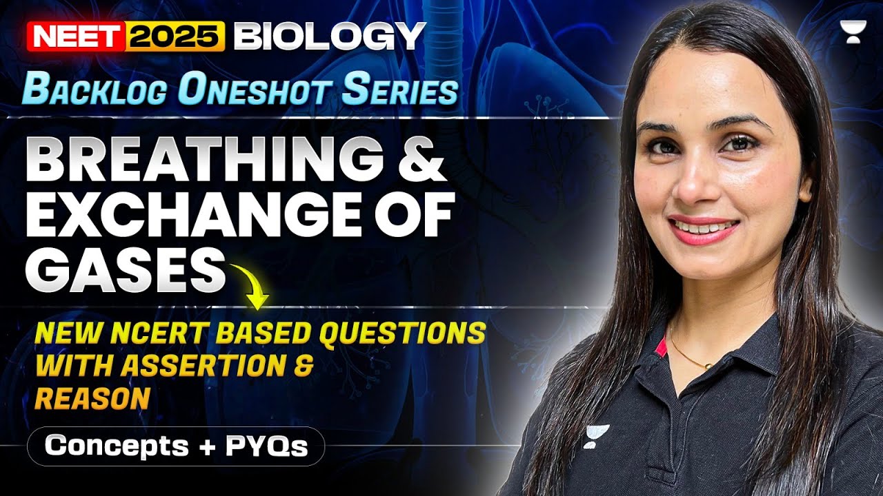 New NCERT Based Questions with Assertion & Reason | Breathing & Exchange Of Gases | Dr Gargi Singh