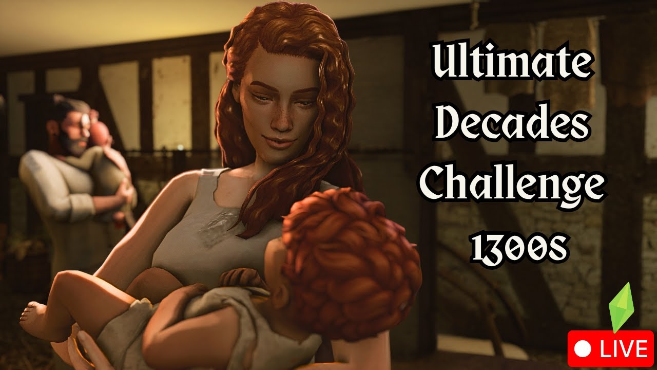 ITS MY BIRTHDAY!! (second stream) Come say hello :] The Sims 4 Ultimate decades Challenge 1300s