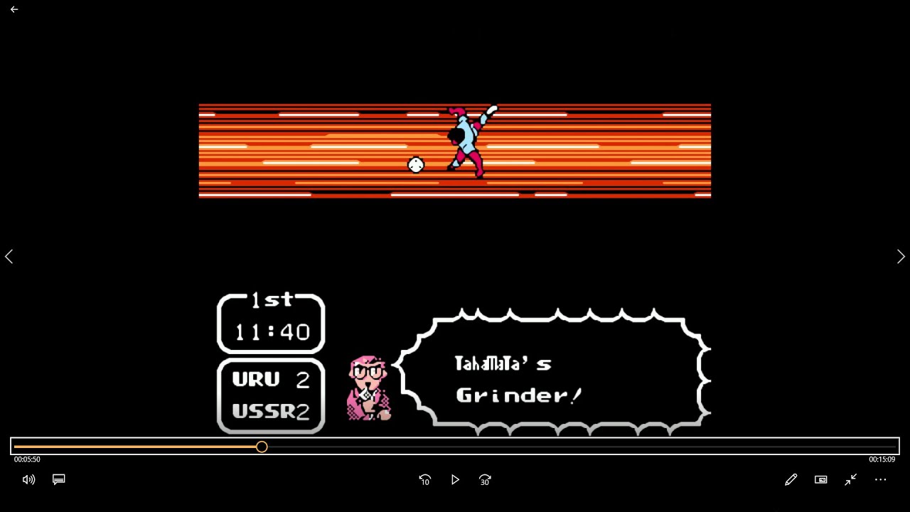 Captain Tsubasa 2 nes Hack Uruguay vs USSR