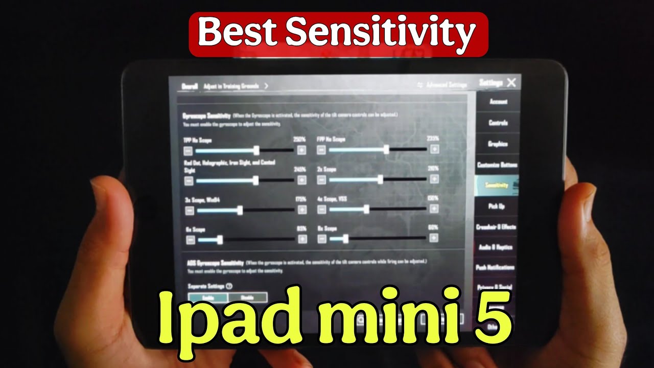 🎯 Best PUBG Sensitivity for iPad Mini 5 in 2025 &ndash; Zero Recoil + Smooth Aim! 🔥