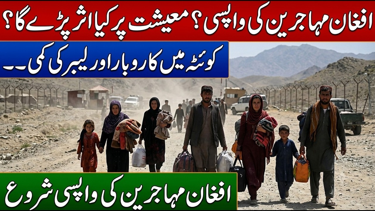 Afghan Refugees Return to Afghanistan | Impact on Pakistan's Economy & Skilled Labor Explained