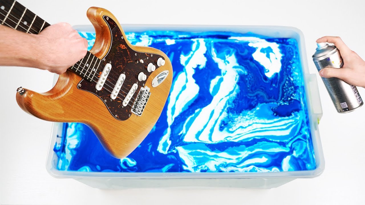 Customize your Guitar with Hydro Dipping