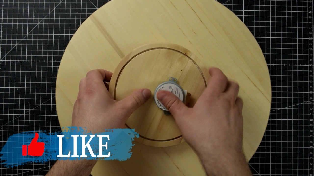 How to make a Motorized Lazy Susan / Turntable for Photo Studio