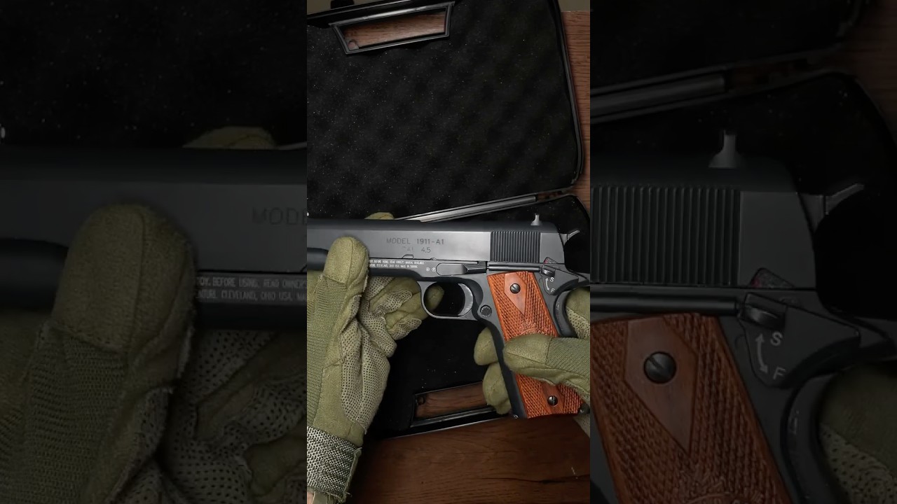 Springfield Armory 1911 (Co2) cal 4.5              Blowback- Full metal- 18 rounds (steel bb)