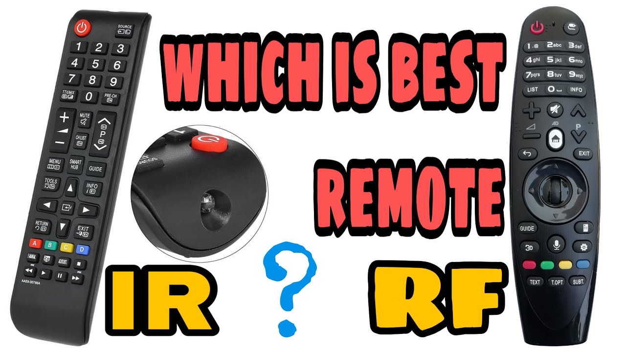 rf v/s ir  difference between  radio frequency and  infrared in hindi