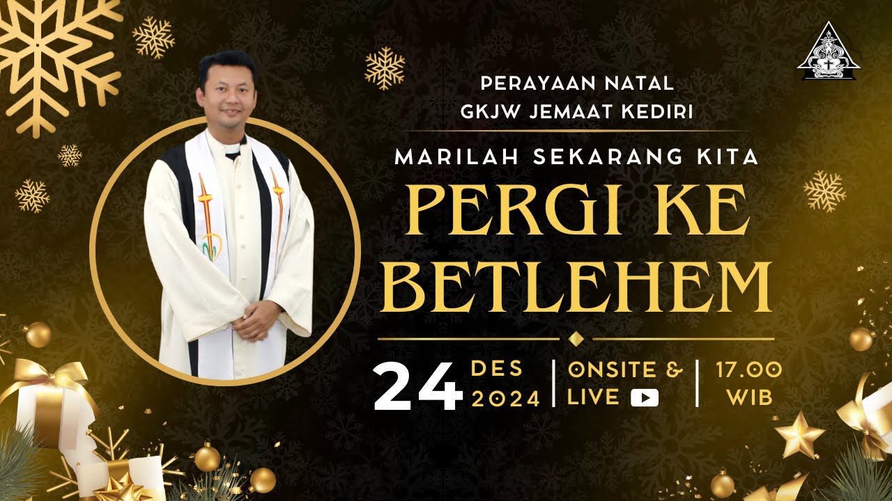 IBADAH DAN PERAYAAN PERAYAAN NATAL 2024|| GKJW JEMAAT KEDIRI