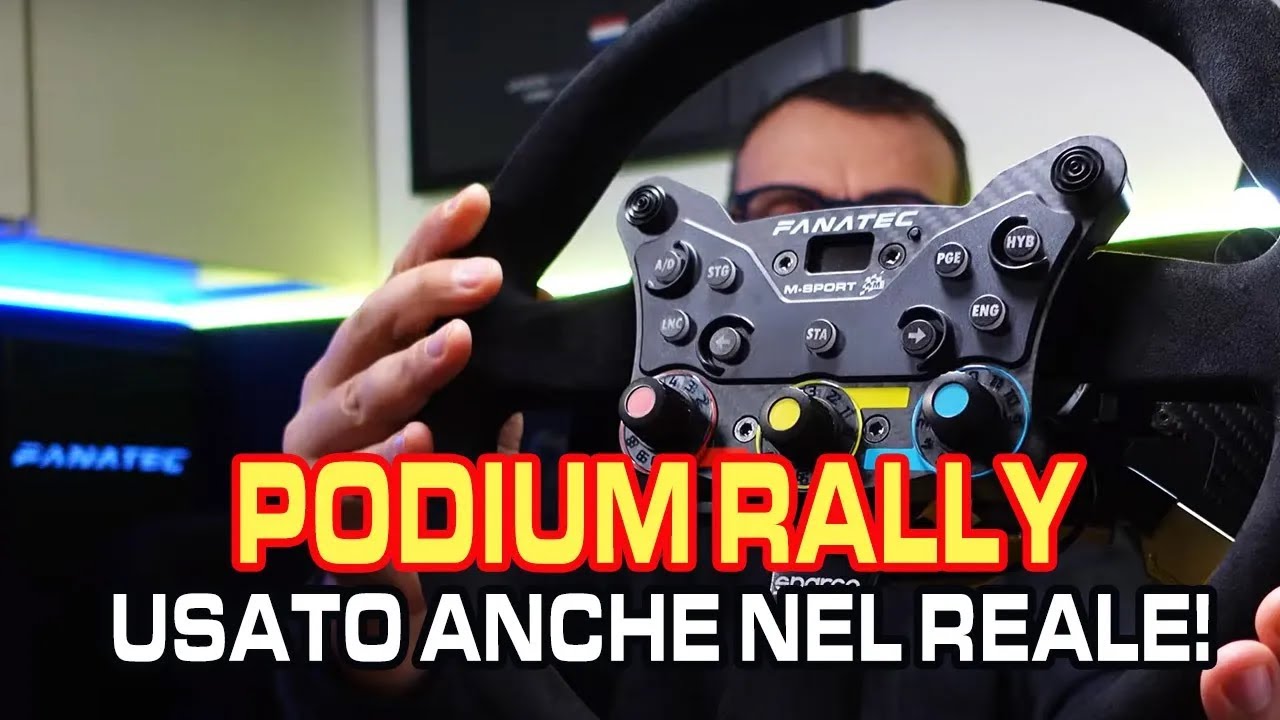 Fanatec Podium Rally usato anche nel Rally reale!!!