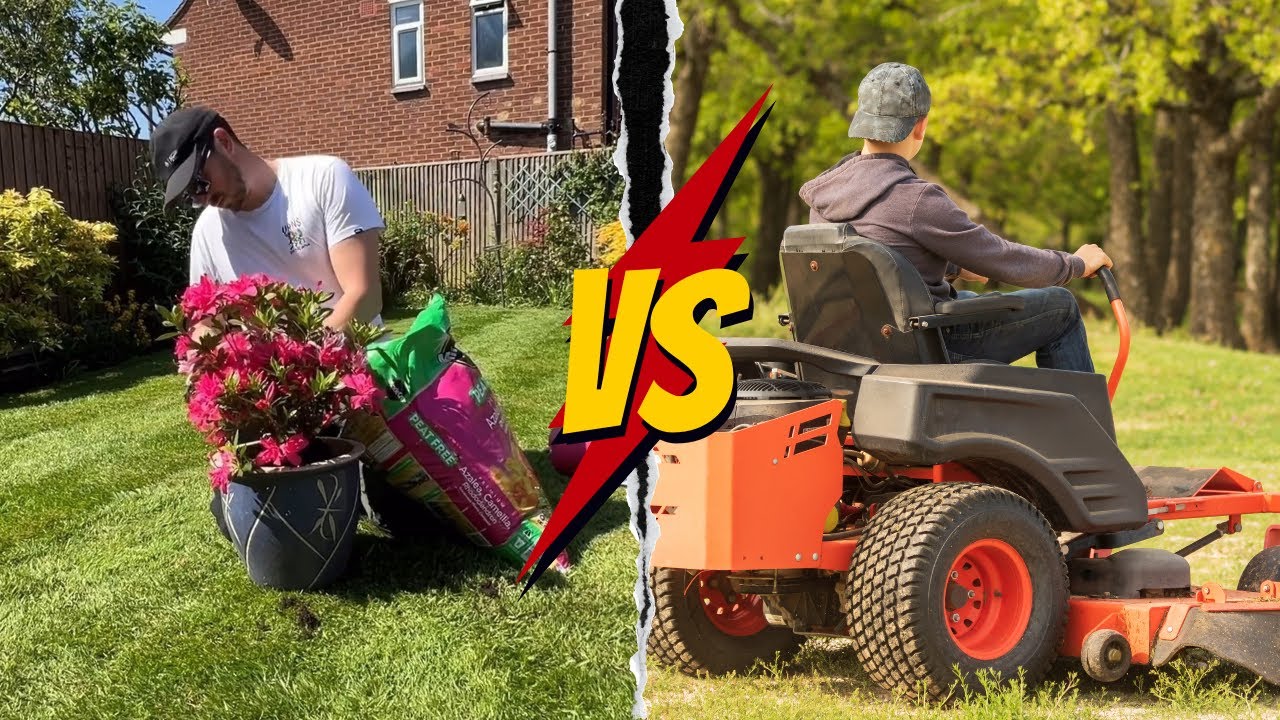 English Gardener VS Mow, Blow and Go | Lawn Care and General Gardening Job