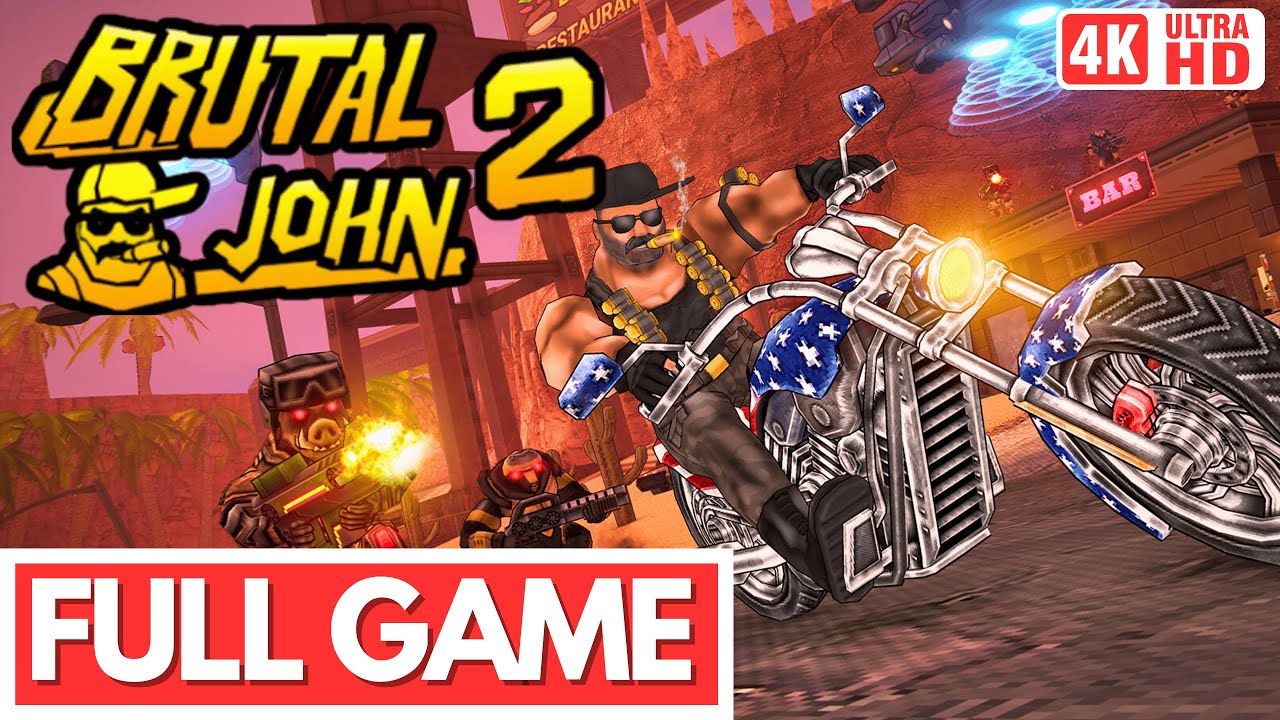 BRUTAL JOHN 2 Gameplay Walkthrough FULL GAME - No Commentary