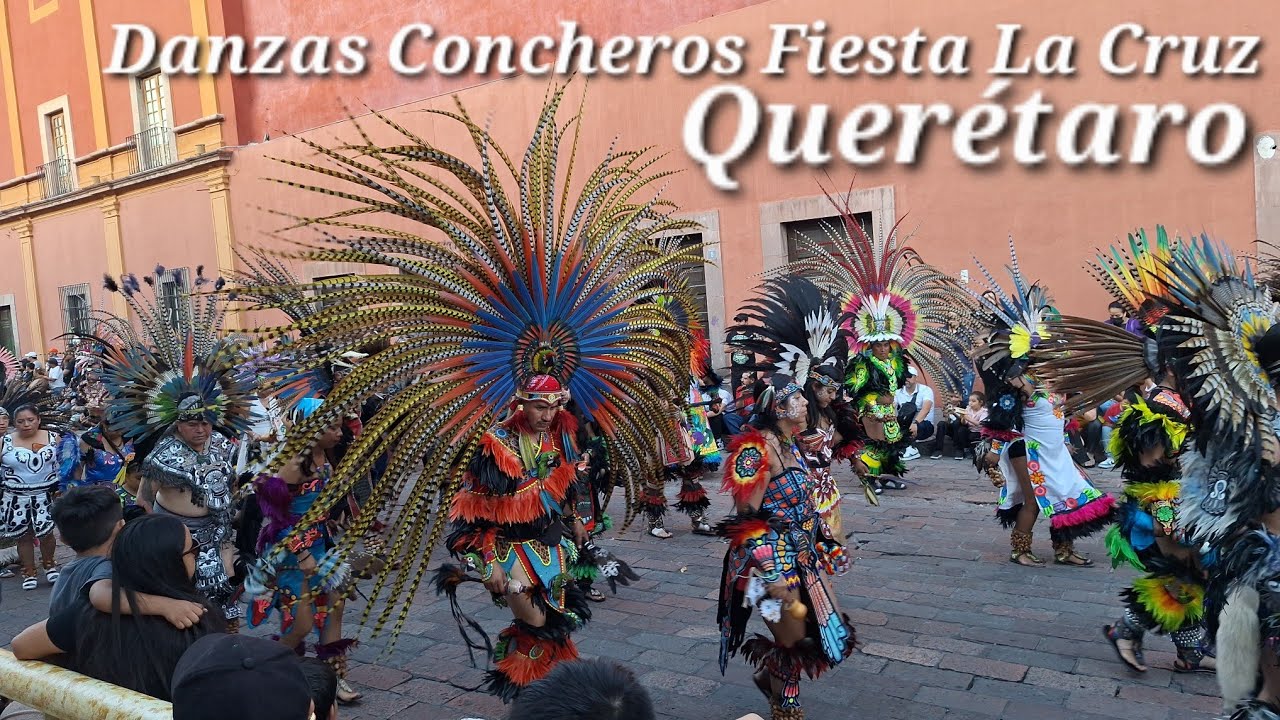 Danzas Concheros Fiesta de La Cruz, Querétaro, Querétaro, México 