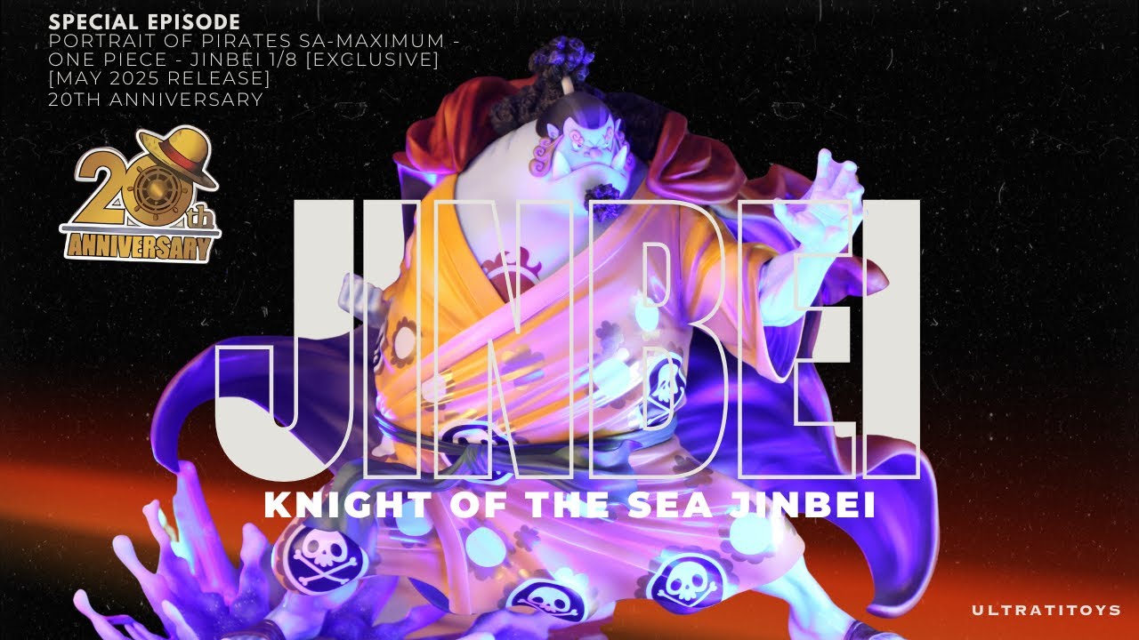 RARE One Piece Jinbe Figure UNBOXING!  P.O.P SA-MAXIMUM Rerun Winner!