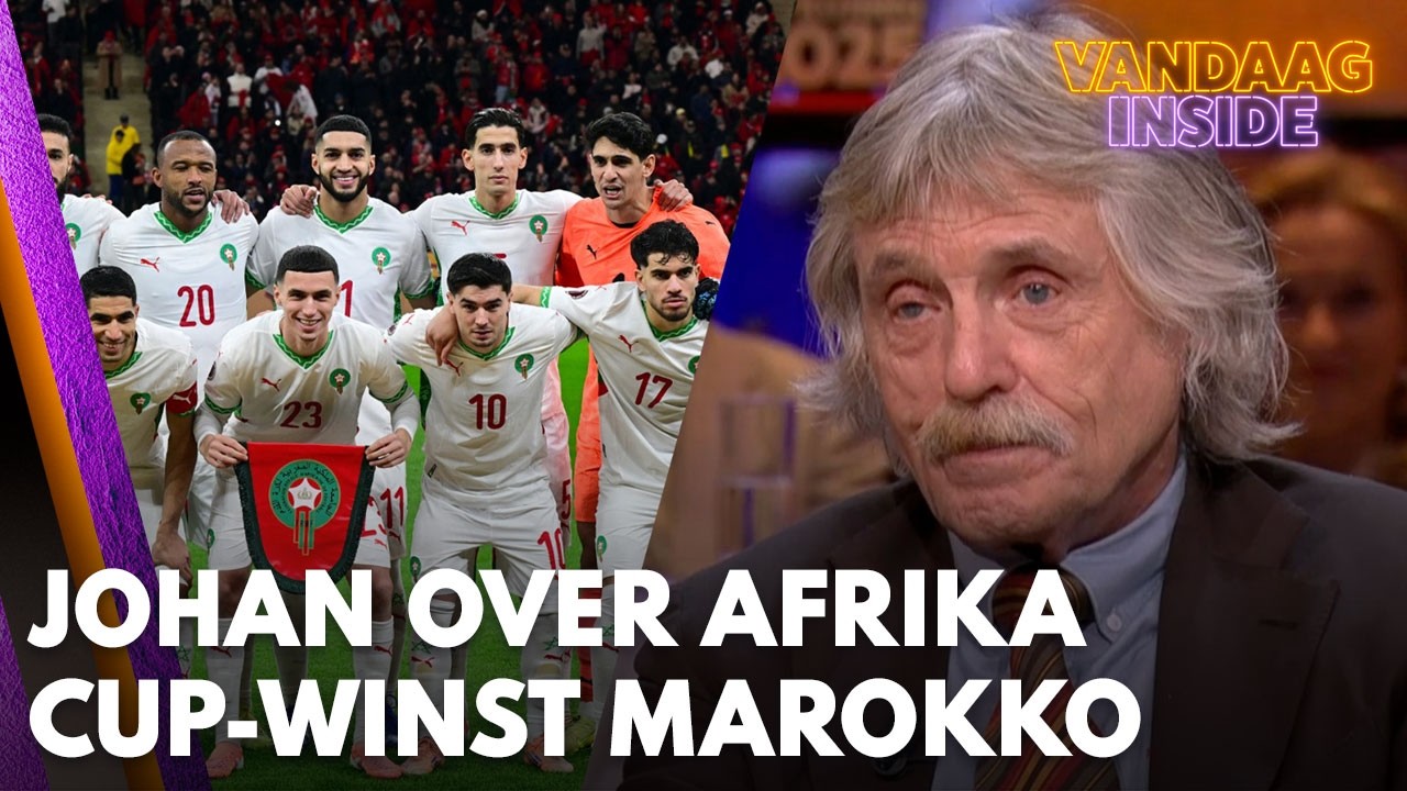 Wat vindt Johan Derksen ervan dat Marokko alsnog is uitgeroepen tot winnaar van de Afrika Cup?