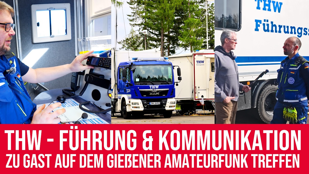Das THW stellt sich vor. Zu Gast auf dem Gie&szlig;ener Amateurfunk Treffen #thw #amateurfunk #notfunk