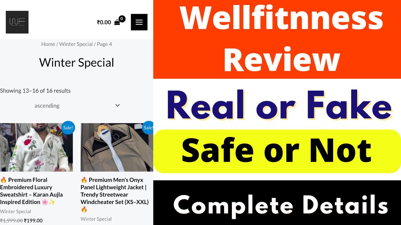 Wellfitnness.com Real or Fake | Wellfitnness.com Review | Wellfitnness Product Review |Scam or Legit