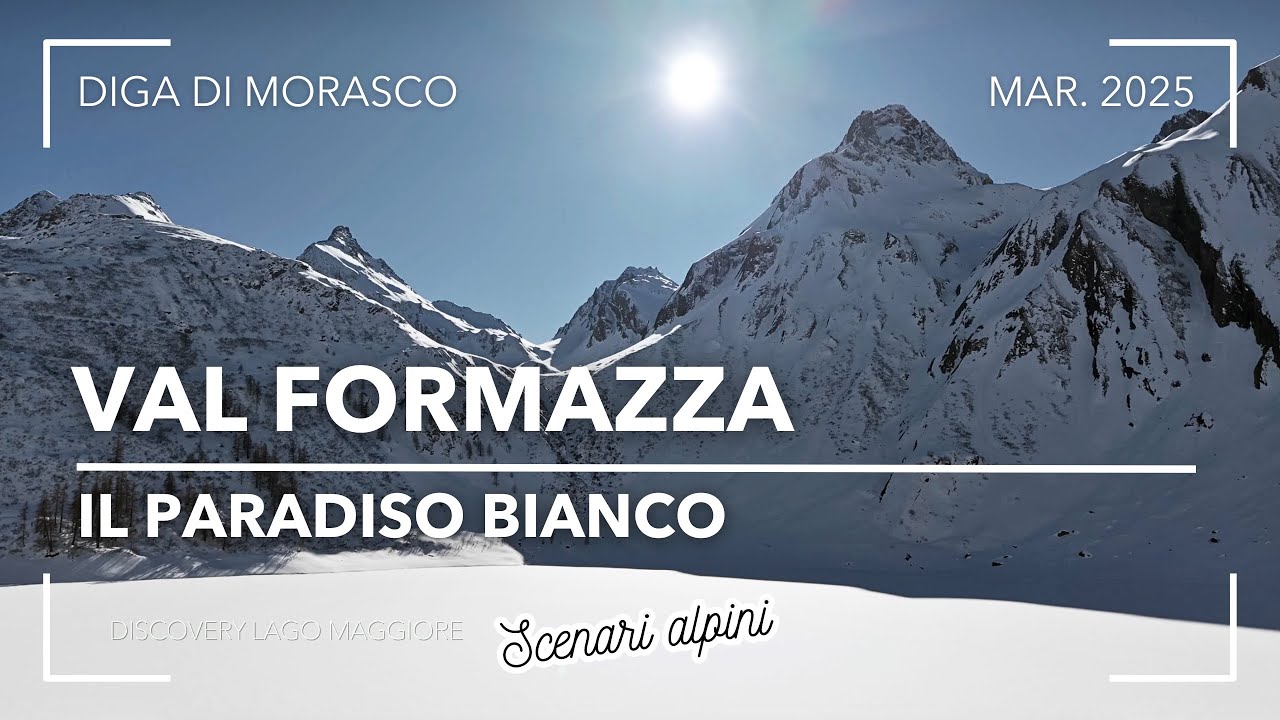 VAL FORMAZZA: INVERNO ALLA DIGA DI MORASCO  | DRONE 4K | PIEMONTE | ITALIA