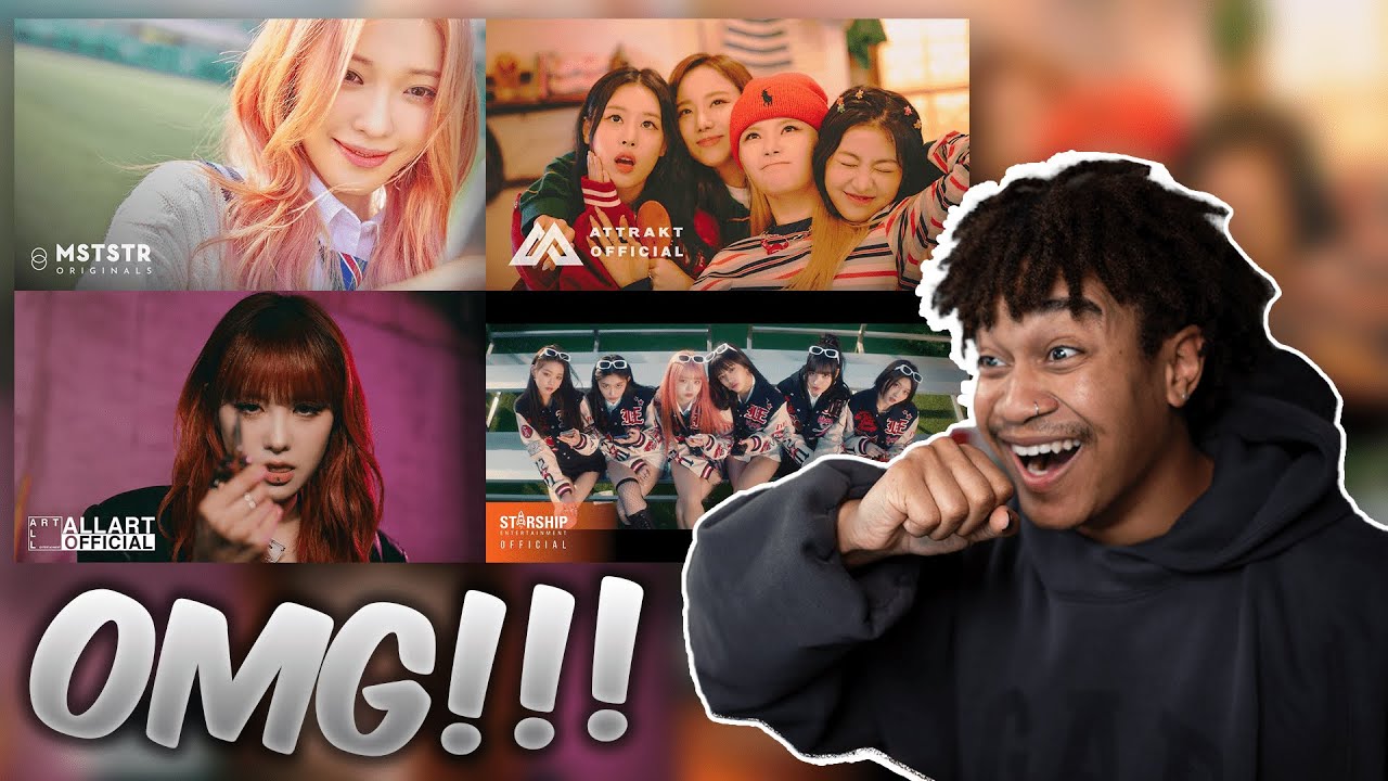 IVE 'Kitsch', FIFTY FIFTY 'Cupid' & 'Lovin Me', Billlie 'EUNOIA', PIXY 'KARMA' MV - REACTION