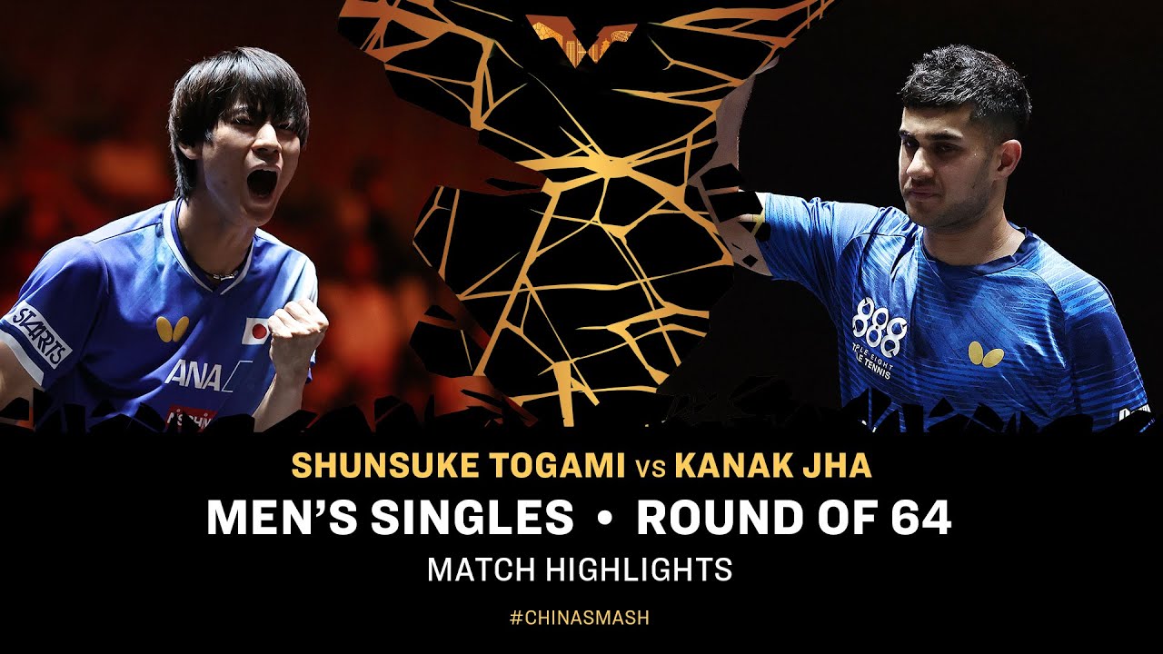 Shunsuke Togami vs Kanak Jha | MS R64 | #ChinaSmash 2025