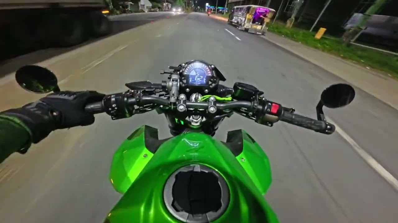 POV in 4K | PURE SOUNDS | KAWASAKI Z400 | - CHASING PEACE AND FLEEING CHAOS
