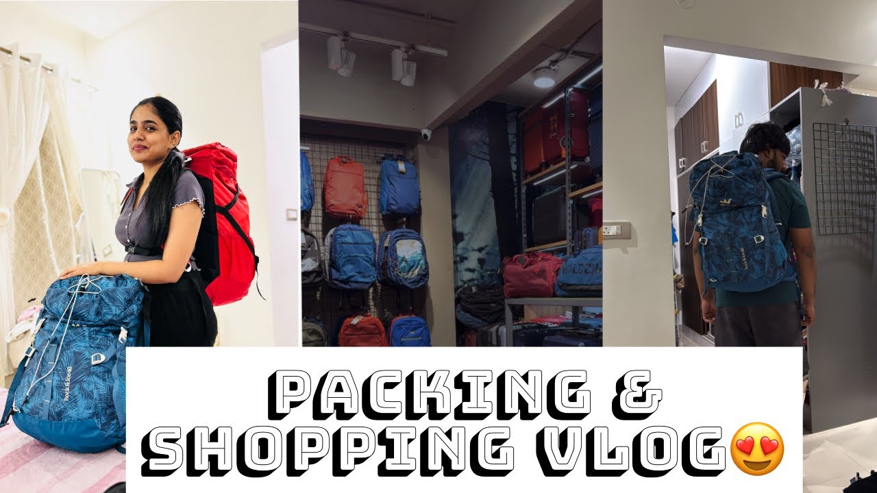 SHOPPING & PACKING BAGS TOO? #chandanaraj #shopping #kannadavlogs #shoppinghaul #trip #kannada #love