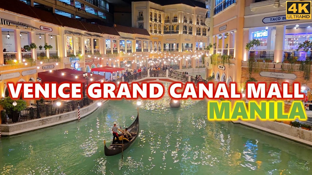 Venice Grand Canal Mall‼️Metro Manila - walking around the most romantic places in the Philippines