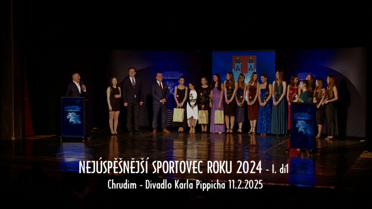 NEJÚSPĚŠNĚJŠÍ SPORTOVEC ROKU 2024 - okres Chrudim - 1. díl TM - Chrudim 11.2.2025